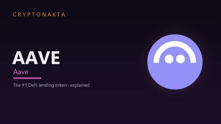 Aave (AAVE) — The #1 DeFi lending token · explained — Cryptonakta