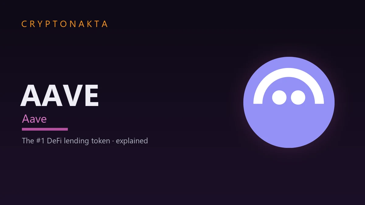 Aave (AAVE) — The #1 DeFi lending token · explained — Cryptonakta