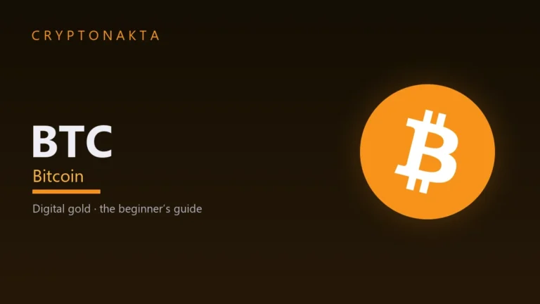 Bitcoin (BTC) — Digital gold · the beginner’s guide — Cryptonakta