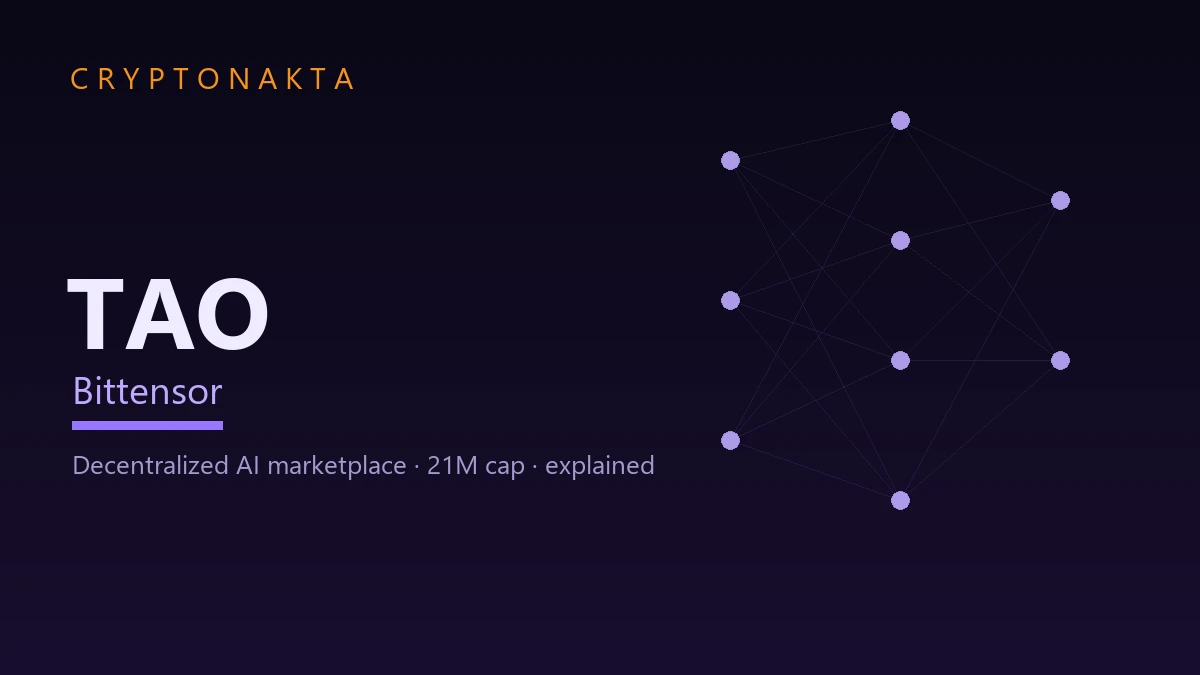Bittensor (TAO) — a decentralized AI marketplace where models compete and get paid in TAO — explained — Cryptonakta