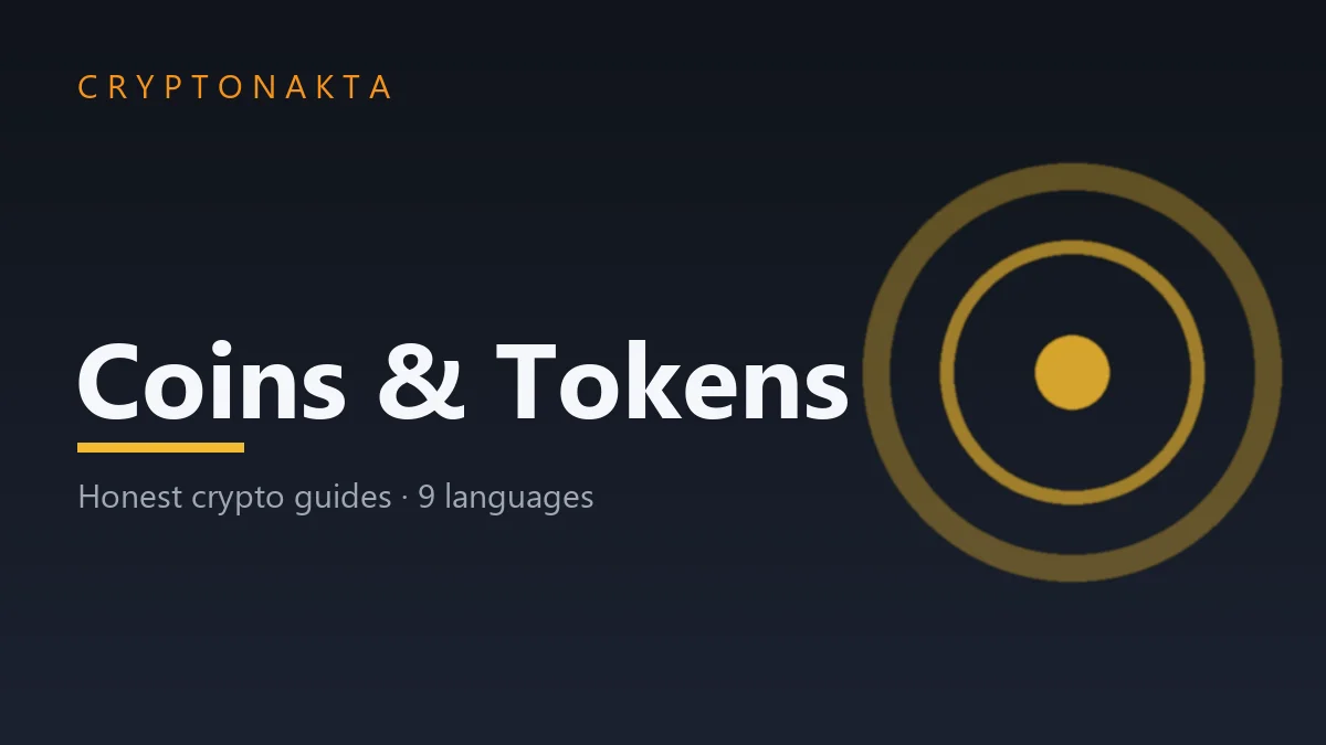 Cryptocurrency coin types guide cover — Cryptonakta