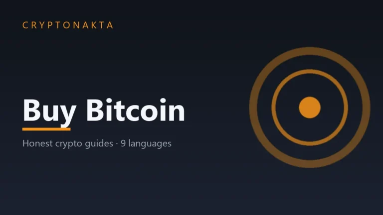 How to buy Bitcoin step-by-step guide cover — Cryptonakta