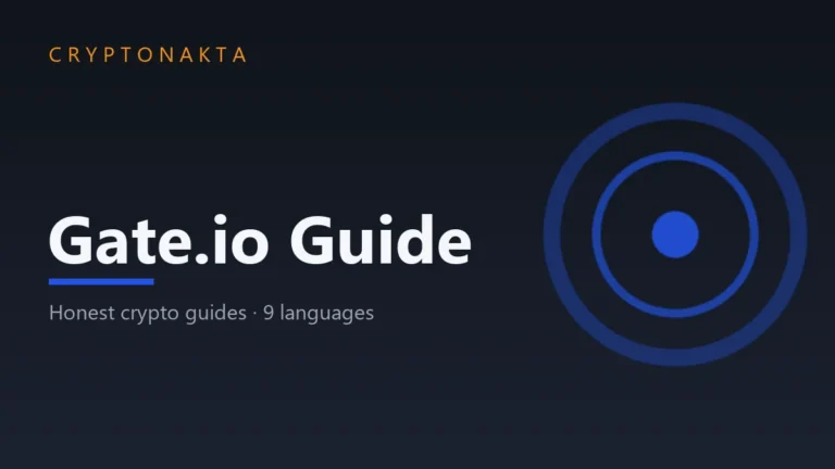Gate.io sign-up and referral code guide cover — Cryptonakta
