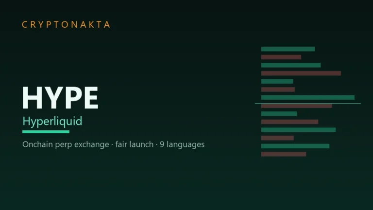Hyperliquid (HYPE) — onchain perpetual-futures exchange & coin explained — Cryptonakta