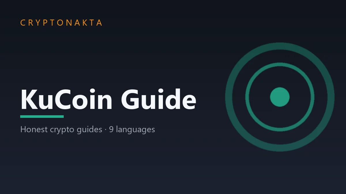 KuCoin sign-up and referral code guide cover — Cryptonakta