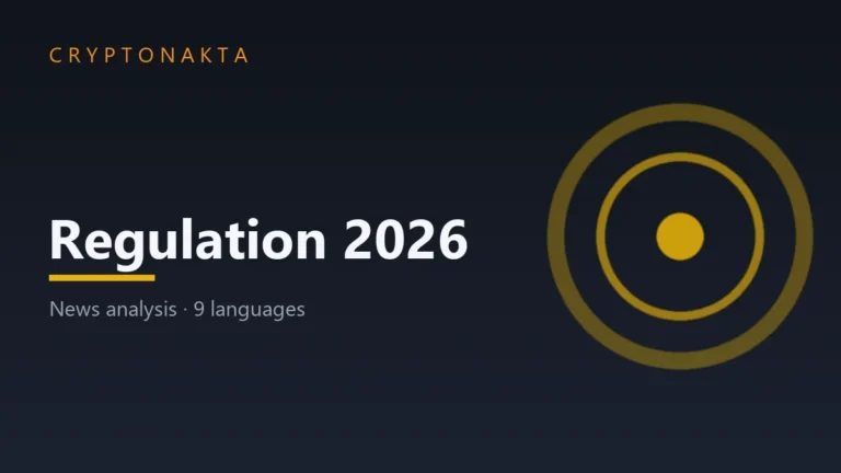 Crypto regulation 2026 news analysis cover — Cryptonakta