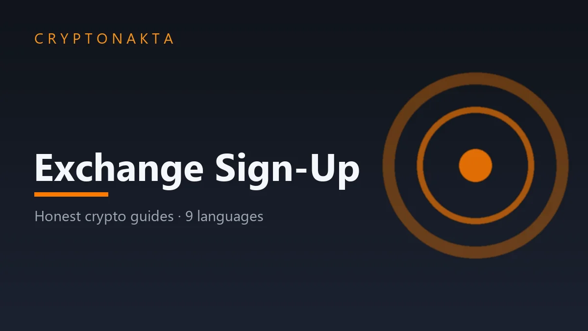 Crypto exchange sign-up and referral guide cover — Cryptonakta