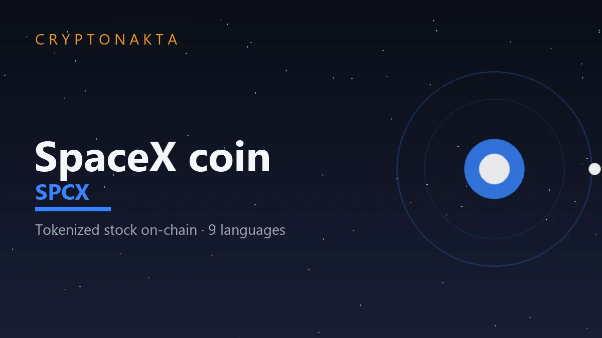 SpaceX coin (SPCX) — tokenized SpaceX stock explained — Cryptonakta