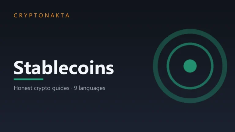 What is a stablecoin — USDT and USDC guide cover — Cryptonakta