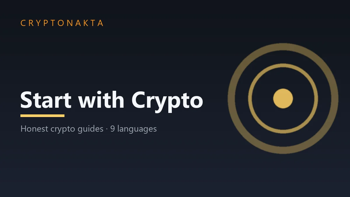 Beginner guide to starting with cryptocurrency — Cryptonakta cover