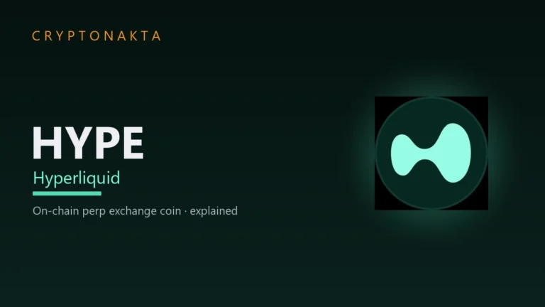 Hyperliquid (HYPE) — On-chain perp exchange coin · explained — Cryptonakta