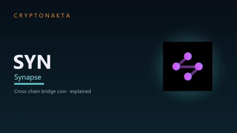 Synapse (SYN) — Cross-chain bridge coin · explained — Cryptonakta