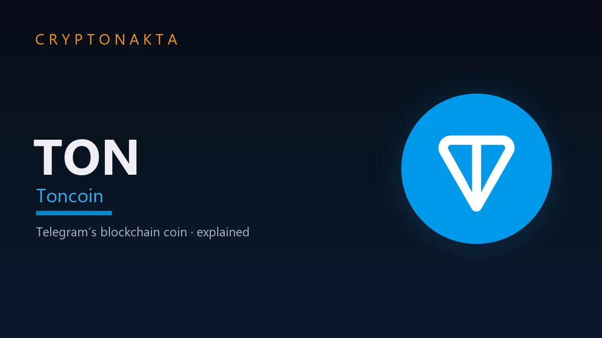 Toncoin (TON) — Telegram’s blockchain coin · explained — Cryptonakta