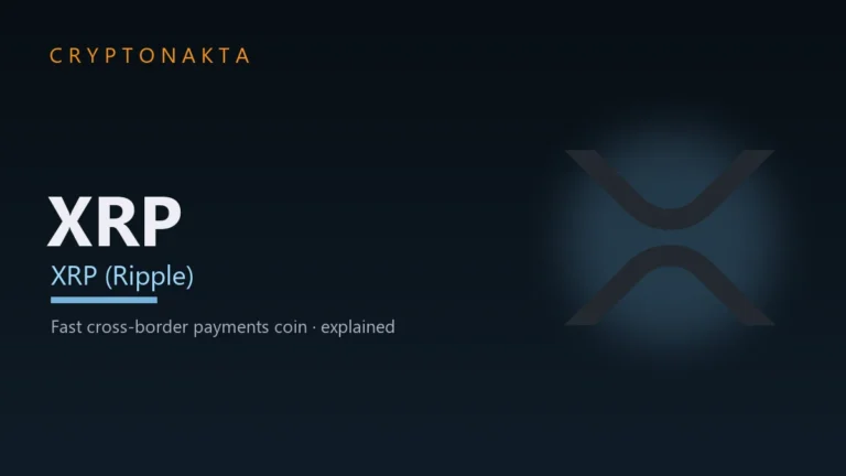 XRP (Ripple) (XRP) — Fast cross-border payments coin · explained — Cryptonakta