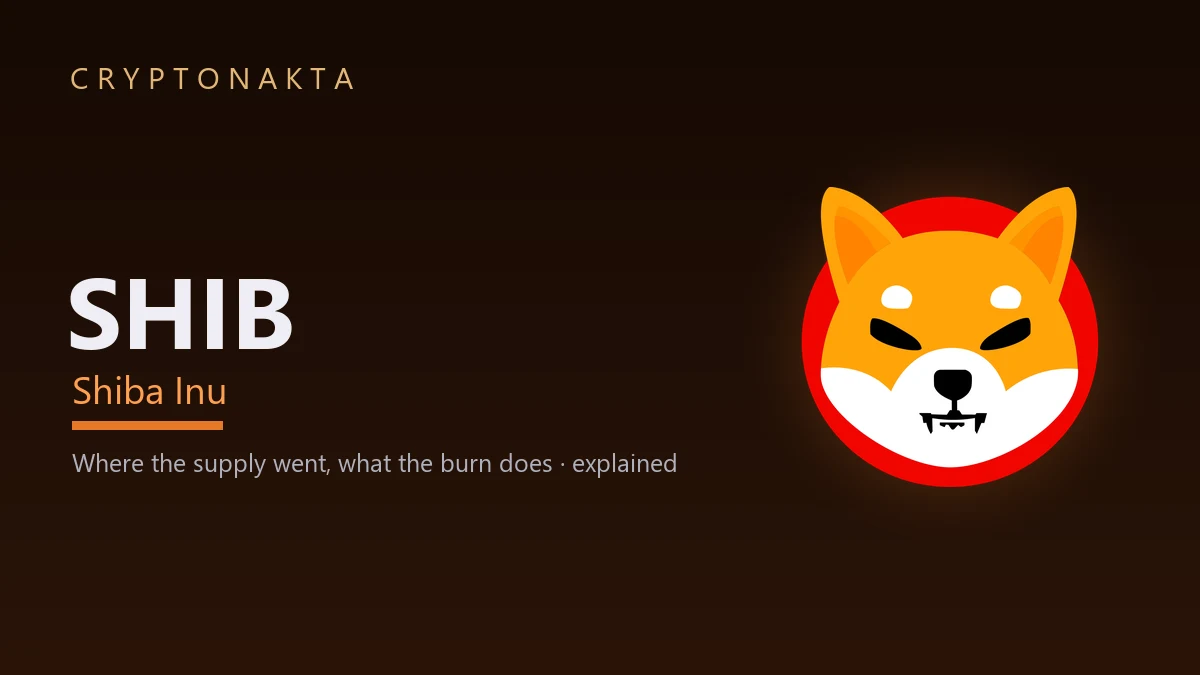 Shiba Inu (SHIB) — Where the supply went, what the burn does · explained — Cryptonakta